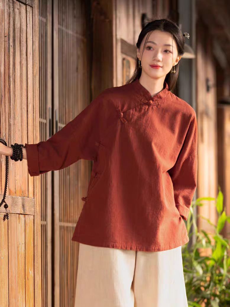 Linen Pant Wide - Novo Conjunto Feminino de Camisa de