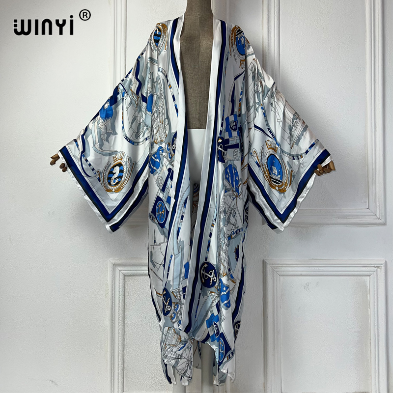 WINYI quimono verão kaftan bea - Cover Up Kaftan avaliação e preço