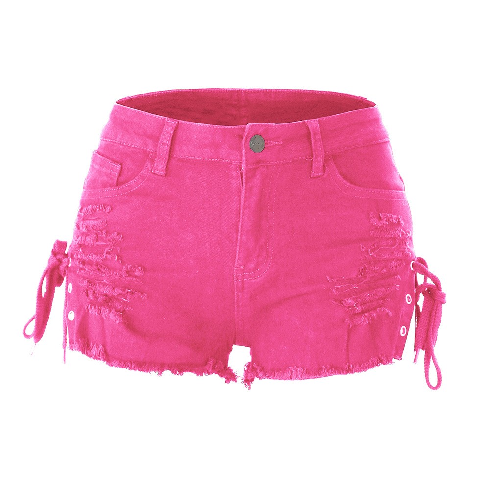 Shorts Femininos Y2K de Cintur - Shorts Denim Frayed avaliação e preço