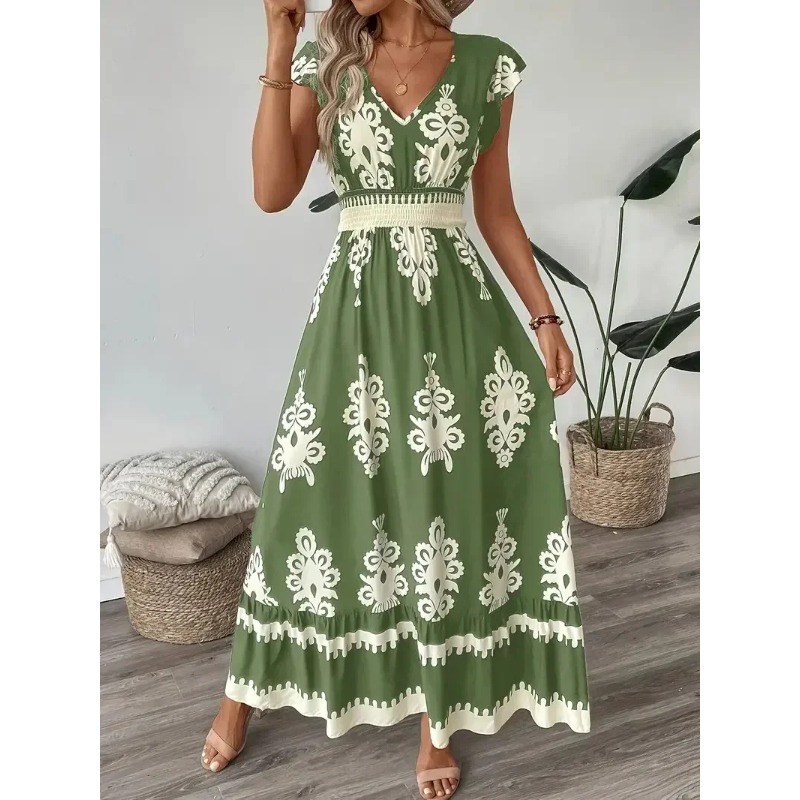 Plus size nova moda feminina f - Romper Floral Print avaliação e preço